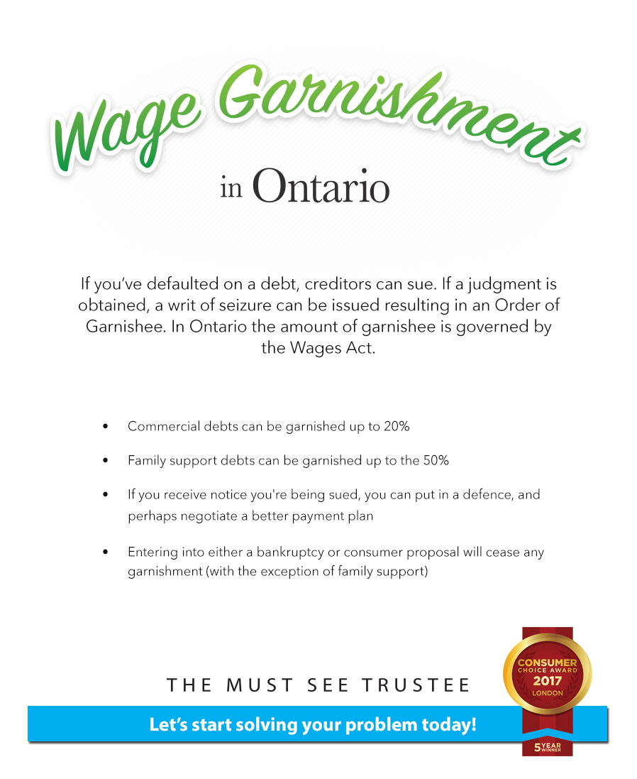 Wage Garnishing in Ontario